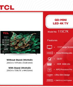 TCL 115" QD-Mini LED 4K TV (115C7K) - view 2