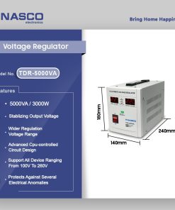 Nasco 5000VA Voltage Regulator (TVR-5000VA) - view 2