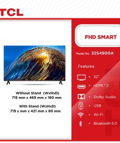 TCL 32" FHD Smart Android TV (32S4500A) - view 2