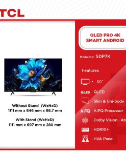 TCL 50" QLED Pro 4K Smart Android TV (50C655) - view 2