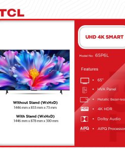 TCL 65" UHD 4K Smart Android TV (65P6L) - view 2