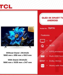 TCL 75" QLED Pro 4K Smart Android TV (75P7K) - view 2