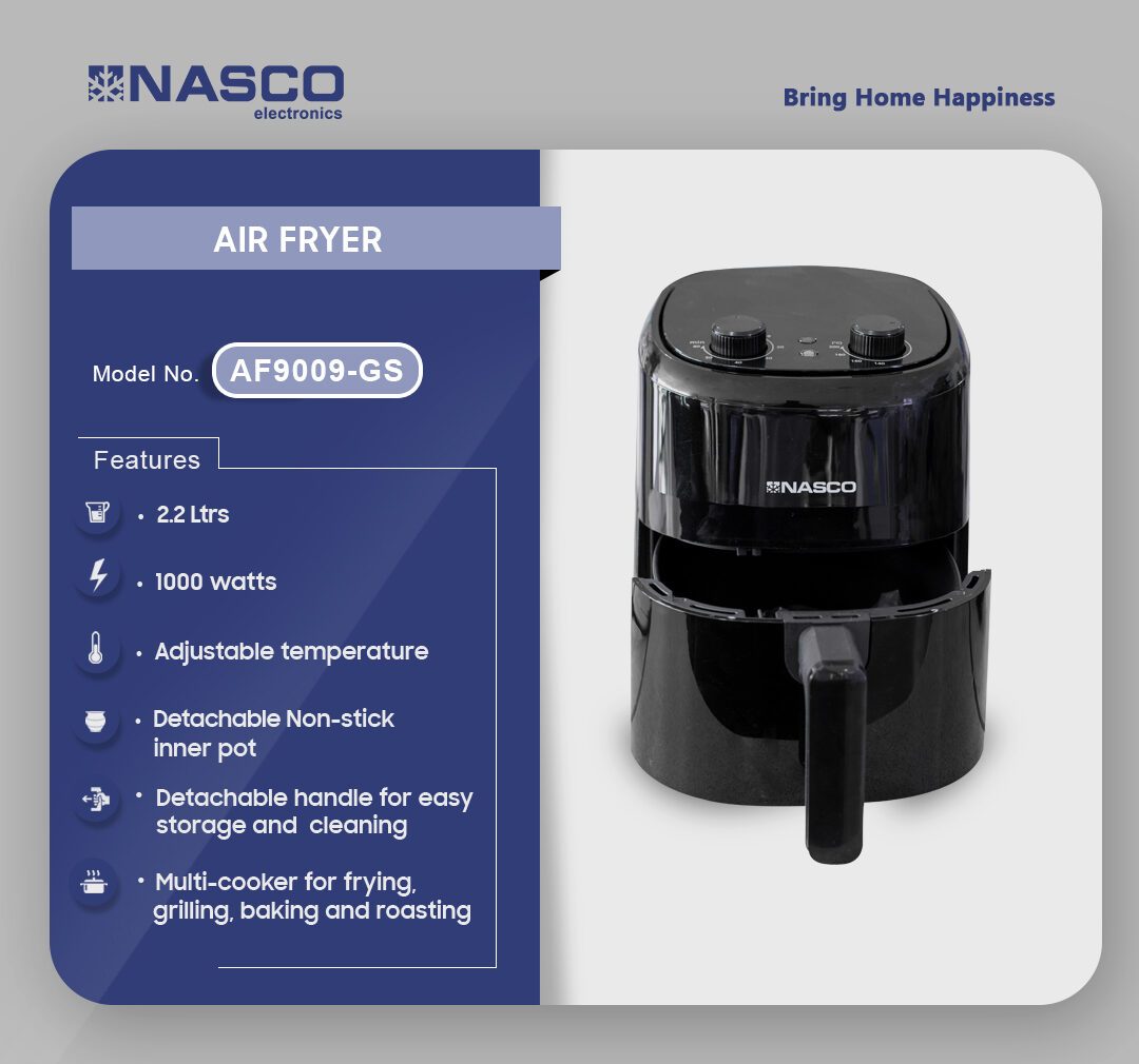Nasco 1300W Air Fryer (NAS-DF7000GS) - view 2