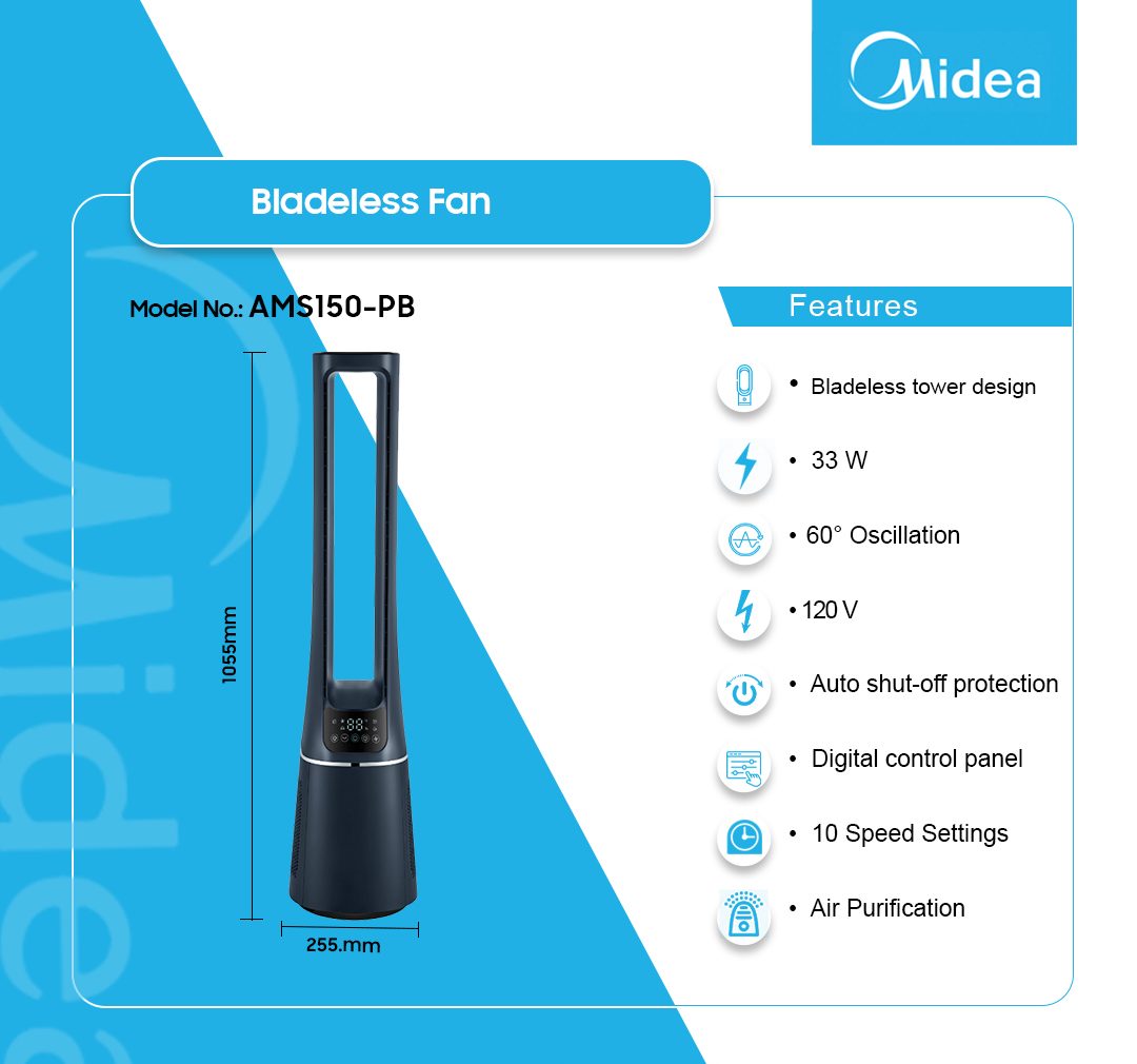 Midea 220 M³/hr Air Purifier (KJ200G-D41) - view 2