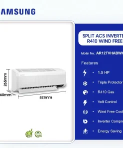 Samsung 1.5HP Neo Alpha Inverter Split Air Conditioner (R32) (AR40H12D0AM/GH) - view 2
