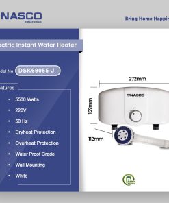 Nasco 3500 W Instant Water Heater (DSK69055-J) - view 2