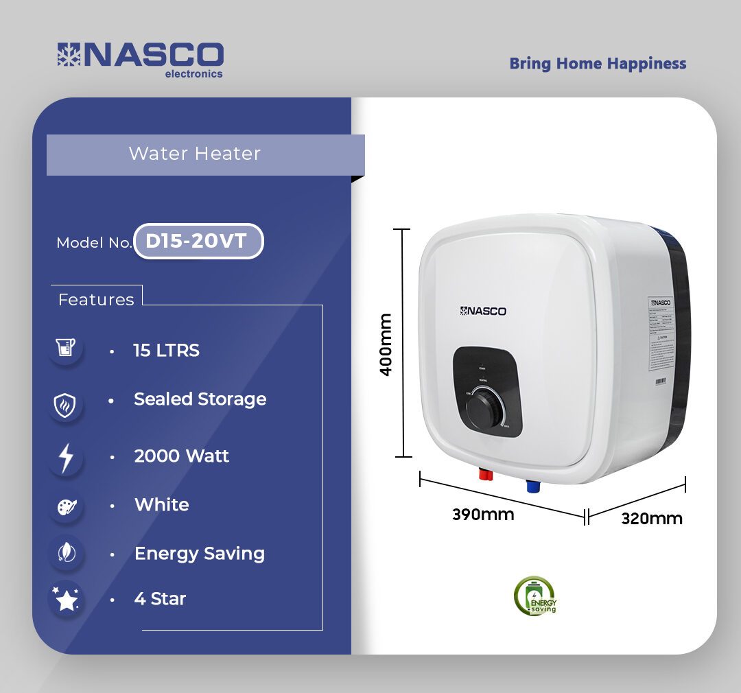 Nasco 15L Water Heater (D15-20VT) - view 2