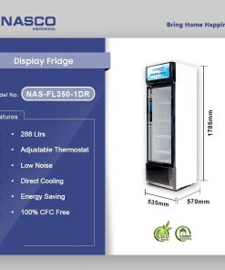 Nasco 288L Display Fridge / Freezer (NAS-FL350-1DR) - view 2