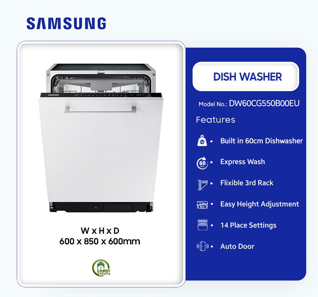Samsung Built-In Dishwasher (DW60CG550B00EU) - view 2