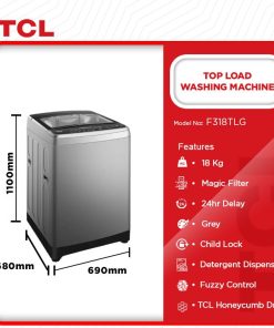 TCL 18kg Twin Tub Washing Machine (F218TT) - view 2