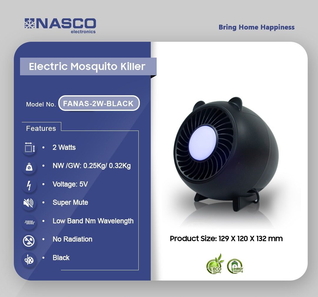 Nasco Standing Fan (FANAS-2W-BLACK) - view 2