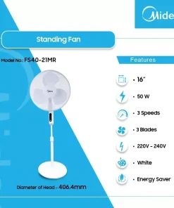 Midea 16" Standing Fan (FS40-13QRA) - view 2