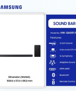 Samsung 360W Soundbar (HW-Q60T/XA) - view 2