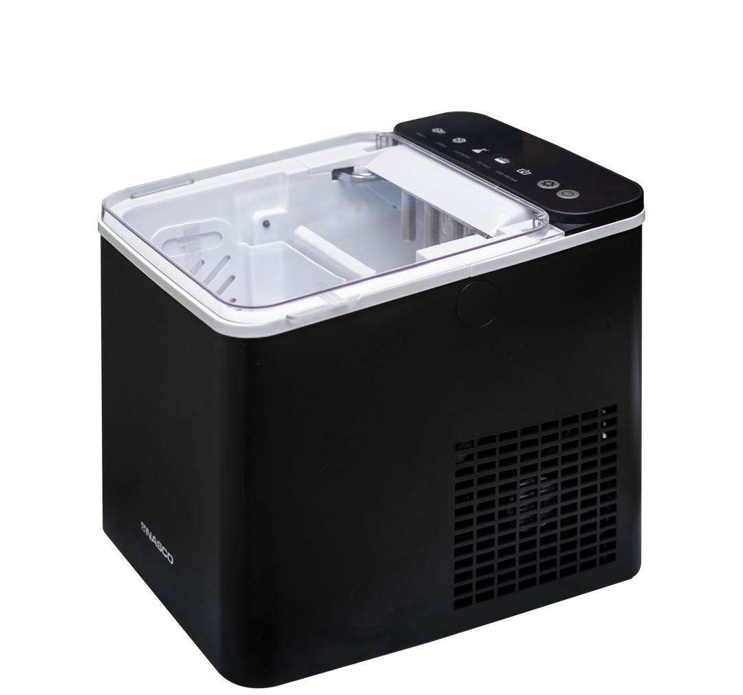 Nasco 26 LB Ice Maker - Black (IMB1008-GS)