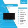 Midea 5-Hob Built-In Electric Hob (MC-HV848) - view 2