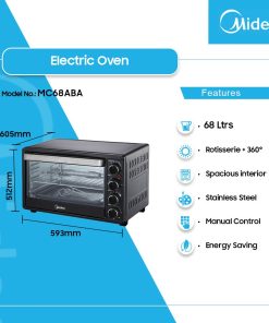 Midea 68L Built-In Electric Oven (MC68ABA) - view 2