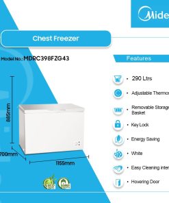 Midea 290L Chest Freezer (MDRC398FZG43) - view 2