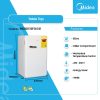 Midea 85L Table Top Refrigerator (MDRD133FGG31) - view 2