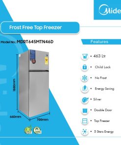 Midea 463L Top Freezer Refrigerator (MDRT645MTN46D) - view 2