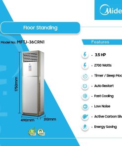Midea 36000 BTU Floor Standing Air Conditioner (R410) (MFTJ-36CRN1) - view 2