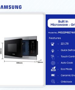 Samsung 22L Built-In Microwave Oven (MG22M8274AT/E3) - view 2