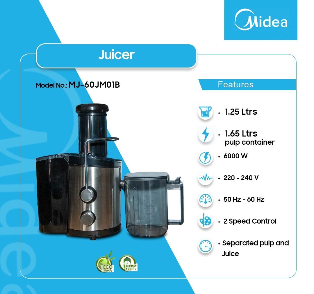 Midea 6000W Juicer (MJ-60JM01B) - view 2