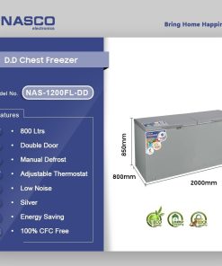 Nasco 800L Chest Freezer (NAS-1200FL-DD) - view 2