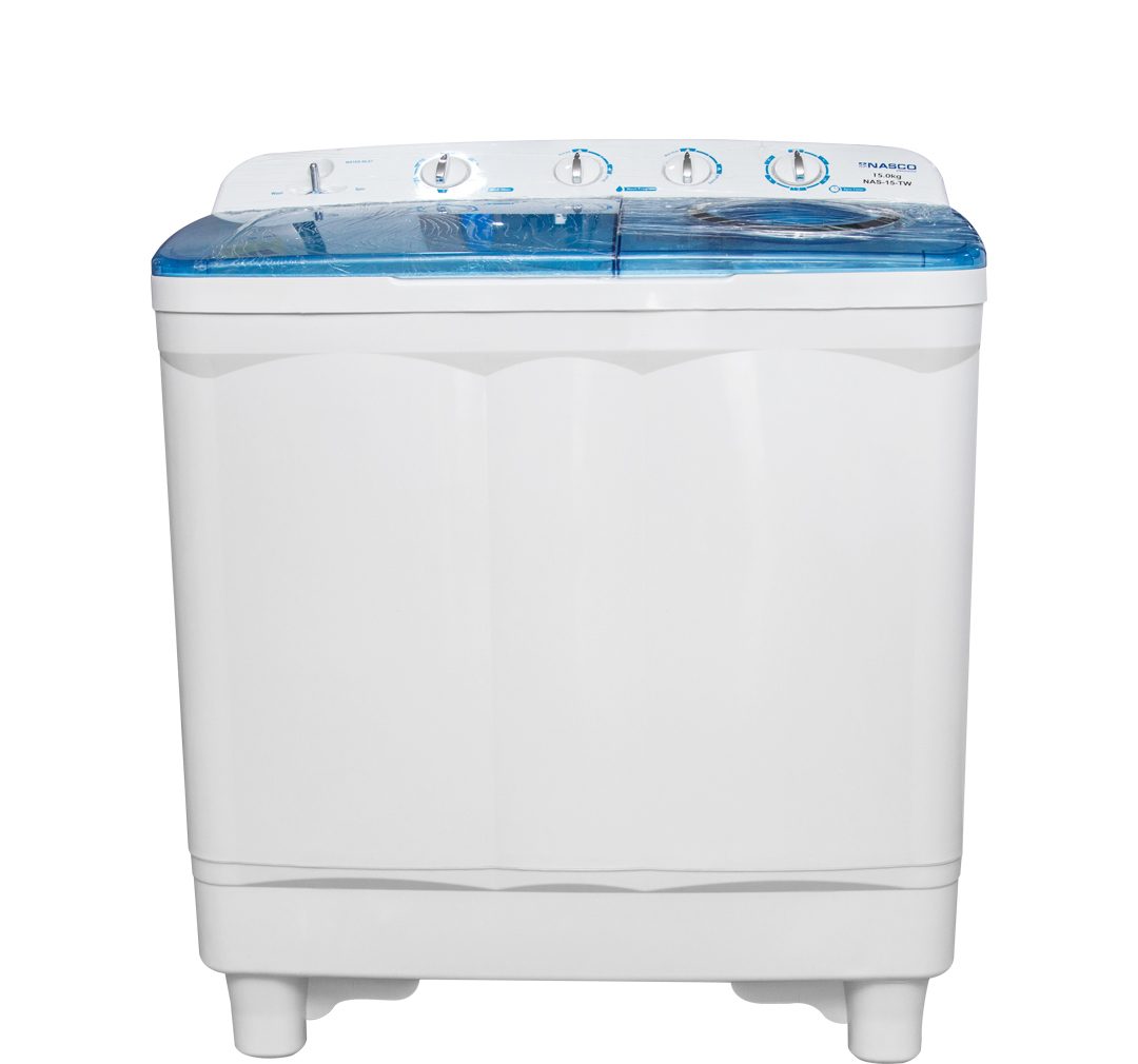 Nasco 15kg Twin Tub Washing Machine (NAS-15-TW)