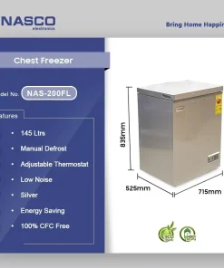 Nasco 150L Chest Freezer (NAS-200FL) - view 2