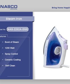 Nasco Steam Iron (NAS-2202A-DSS) - view 2