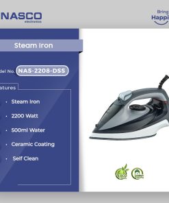Nasco Steam Iron (NAS-2208-DSS) - view 2