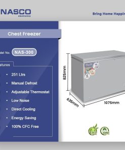 Nasco 251L Chest Freezer (NAS-300) - view 2
