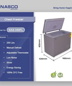 Nasco 250L Chest Freezer (NAS-350FL) - view 2