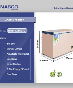 Nasco 318L Chest Freezer (NAS-425FL-G) - view 2