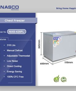 Nasco 318L Chest Freezer (NAS-425FL) - view 2