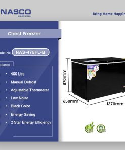 Nasco 400L Chest Freezer (NAS-450DG) - view 2