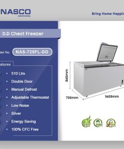 Nasco 510L Chest Freezer (NAS-725FL-DD) - view 2