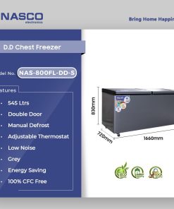 Nasco 545L Chest Freezer (NAS-800FL-DD-S) - view 2