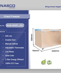 Nasco 545L Chest Freezer (NAS-800FL-DD) - view 2