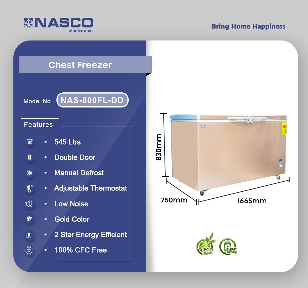 Nasco 545L Chest Freezer (NAS-800FL-DD) - view 2