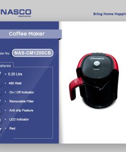 Nasco 480W Coffee Maker (NAS-CM1200CB) - view 2