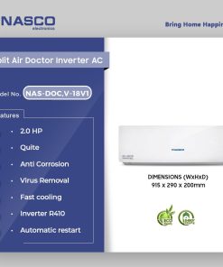Nasco 18000 BTU Dual Inverter Split Air Conditioner (R410) (NAS-DOC,V-18V1) - view 2