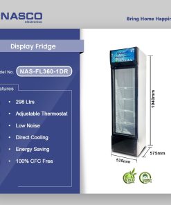 Nasco 298L Display Fridge / Freezer (NAS-FL360-1DR) - view 2