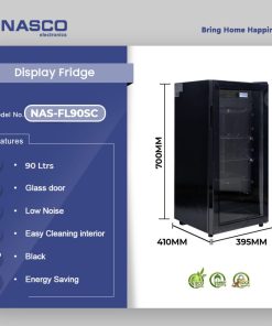 Nasco 90L Display Fridge / Freezer (NAS-FL90SC)