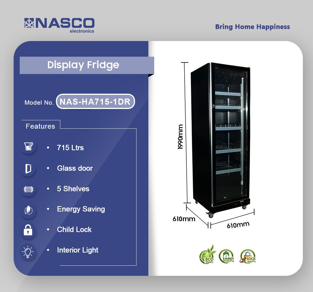 Nasco 715L Display Fridge / Freezer (NAS-HA715-1DR) - view 2