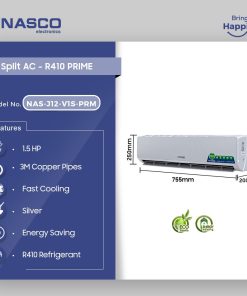 Nasco 12000 BTU Prime Split Air Conditioner (R410) (NAS-J12-V1S-PRM) - view 2