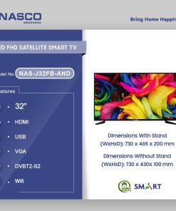 Nasco 32" FHD Smart LED TV (NAS-J32FB-AND) - view 2