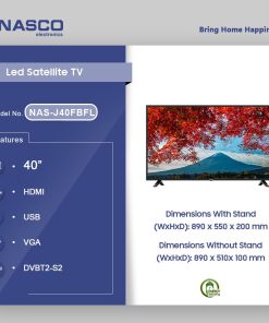 Nasco 40" LED TV (NAS-J40FBFL) - view 2