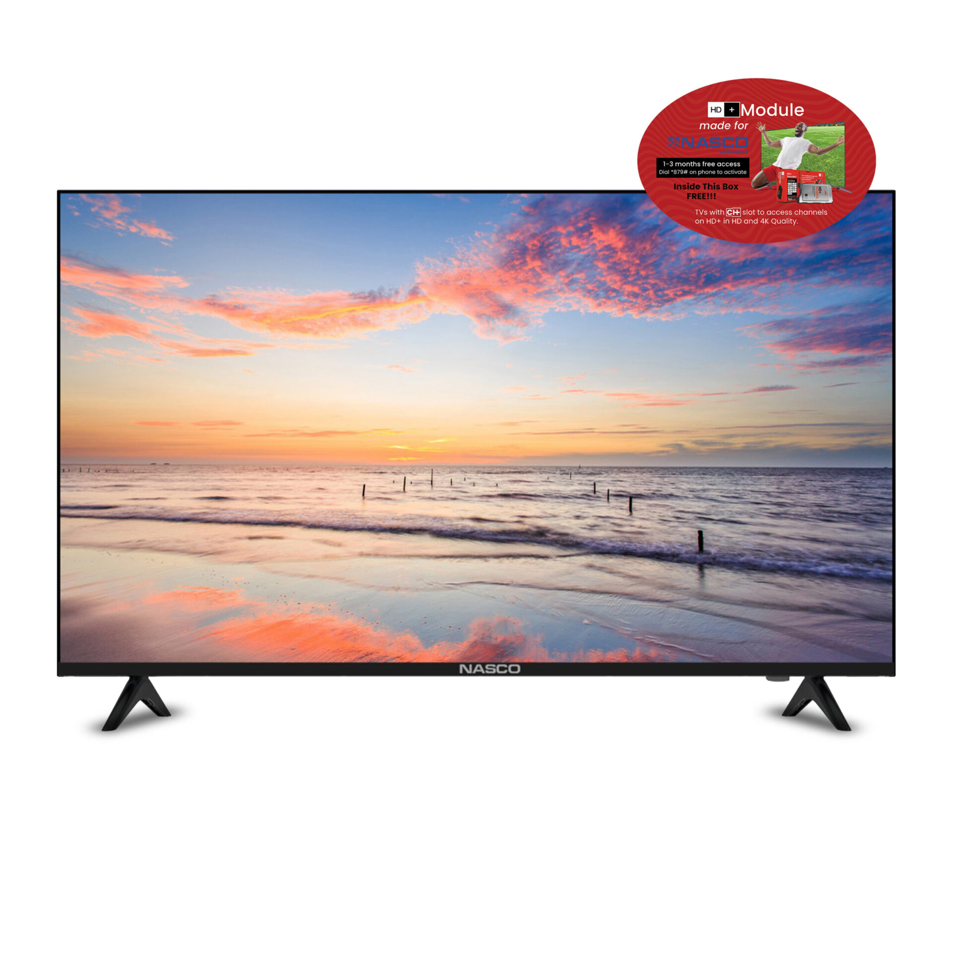 Nasco 50" LED TV (NAS-J50FB-CI+)
