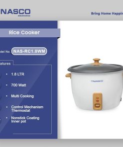 Nasco 1.8L Rice Cooker (NAS-RC1.8WM) - view 2
